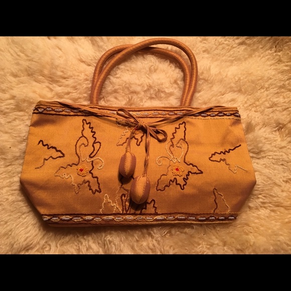 Handbags - Golden Silk Boho little bag
